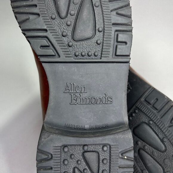 Allen‎ Edmonds Men\'s Size 10 Wilbert Brown Leather Comfort Shoes